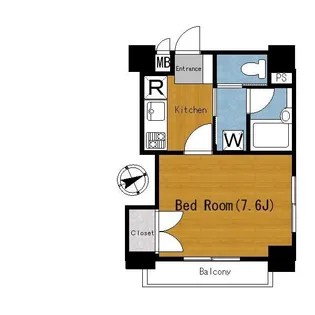 エスペランサ銀座EAST【3階】の間取り