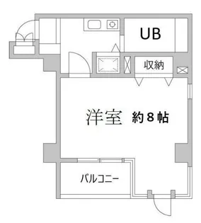 コパーズアプト鶴ヶ峰【1階】の間取り