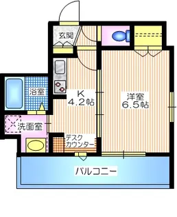 コンフェスト上大岡【2階】の間取り
