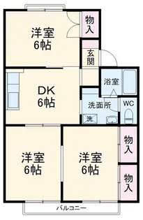 セジュール高橋【2階】の間取り