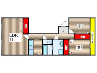 旭丘プラザ【1階】の間取り