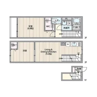 ミハス調布菊野台の間取り