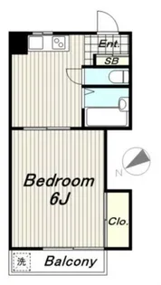 リート池田【5階】の間取り