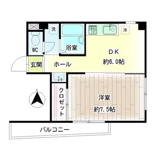 寺島ビルディング【4階】の間取り