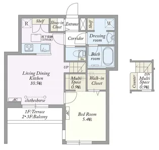 My Style vintage 大和南林間【3階】の間取り