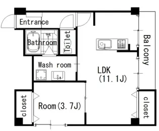 ルヴァン・ソレイユ【3階】の間取り