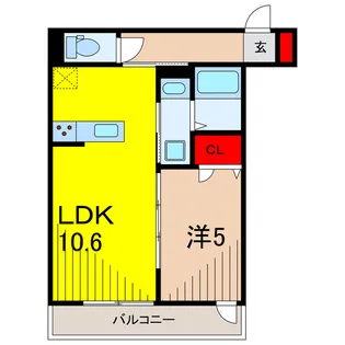 グラナーデ東水元【2階】の間取り