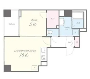 アヴェニーユ弐番館【2階】の間取り