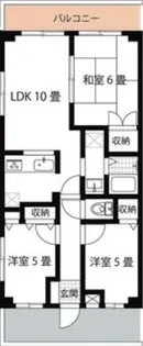 プリベール宮前【3階】の間取り