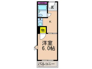カーサ船橋【3階】の間取り