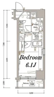 アクサス新宿中落合【3階】の間取り