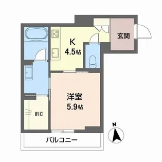 グランメゾン天神【3階】の間取り