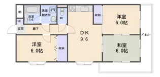カーサフジキ【1階】の間取り