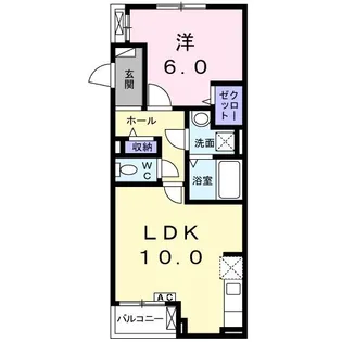 ペスカドーレ【2階】の間取り