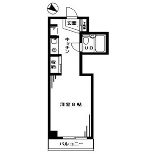 メゾンクリザンテム【2階】の間取り