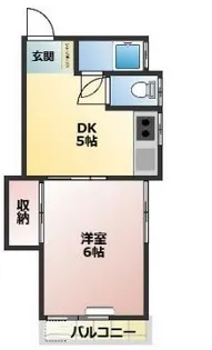 AKハイツ【2階】の間取り