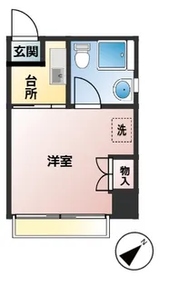 ハイツ本町【3階】の間取り