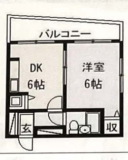 ライオンズプラザ久里浜【7階】の間取り