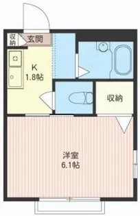 エクセルハイムK【1階】の間取り