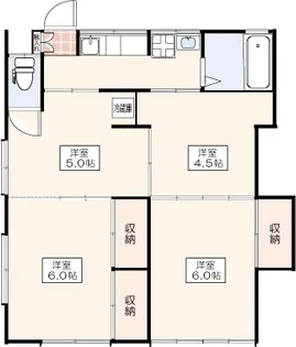 第一文化園アパート【1階】の間取り