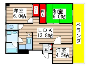 MIIビルディング【8階】の間取り