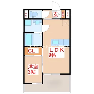 マリナ・カーメル【2階】の間取り