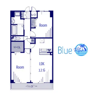 BRANCHE KT【6階】の間取り