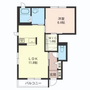 クラベールII【1階】の間取り