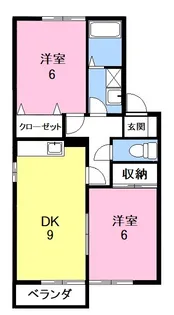 セレスト【1階】の間取り