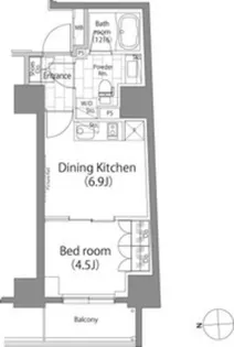 パークハビオ元浅草【4階】の間取り