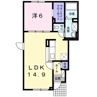 S、グランツ【1階】の間取り