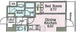 リージア浅草橋【13階】の間取り