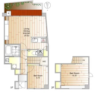 オープンレジデンス中目黒諏訪山の間取り