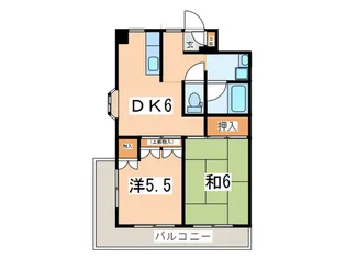 サンライズビル【4階】の間取り