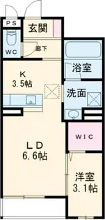 フォーリア【1階】の間取り