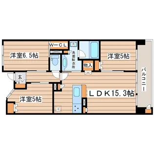 プレミスト仙台本町レジデンス【9階】の間取り