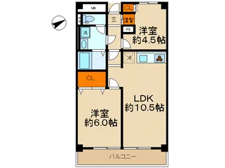 中央ビル【3階】の間取り
