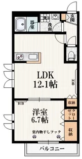 ボヌール【1階】の間取り