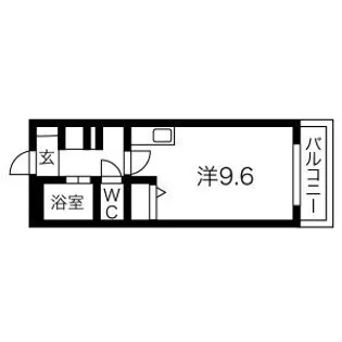 プラザTOWA【4階】の間取り