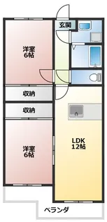 ペイザージュII【3階】の間取り
