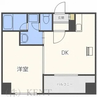 メゾンド琴似【1階】の間取り