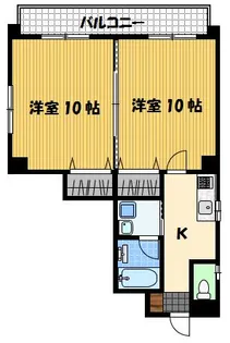 サンロイヤルIII【11階】の間取り