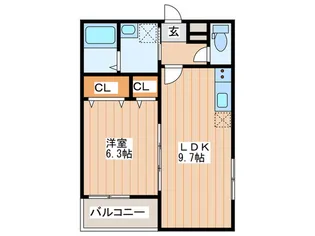 グレートリネージ【1階】の間取り