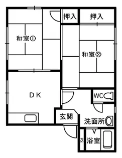 シャローム【1階】の間取り
