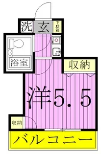 パレ・ドール柏II【3階】の間取り