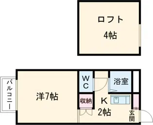 ラミアカーサ【2階】の間取り