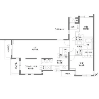 カスタリア北沢【3階】の間取り