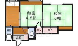 八番館【2階】の間取り