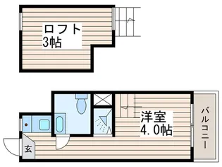エクセル7【1階】の間取り