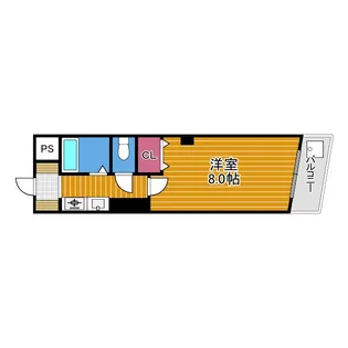 谷山ハイツ【3階】の間取り